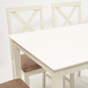 Обеденная группа на кухню Хадсон (стол + 4 стула) id 13692 ivory white (слоновая кость) арт.13692 в Вологде - предосмотр 1